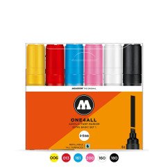 Akrilinis žymeklis ONE4ALL 327HS 4-8 mm  x 6 vnt