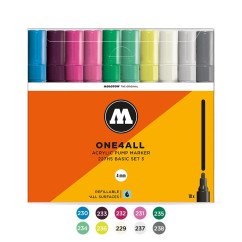 Akrilinis žymeklis One4All 127HS 2 mmWallet Basic-Set 3 10 pcs.