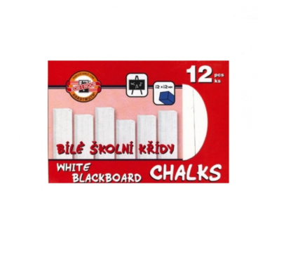 Kreida balta KOH-I-NOOR 12vnt.