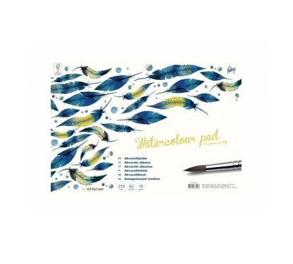 Akvarelinis sąsiuvinis A3 15 lapų 210g