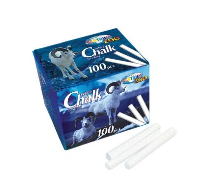 Kreida mokykl. balta apvali Centrum,100 vnt.