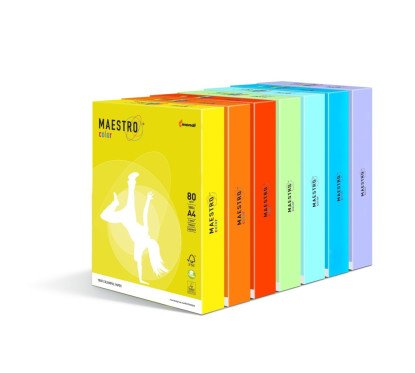 Spalvotas popierius MAESTRO A4