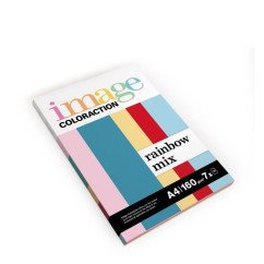 Popierius spalvotas Rainbow mix, 160 g/m²