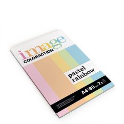 Popierius spalvotas Rainbow pastel, 80 g/m²