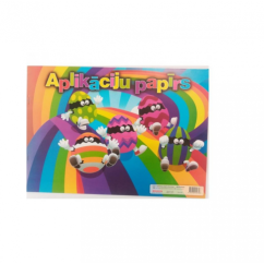 Popierius spalvotas dvipusis A3 80g, 8 lap.