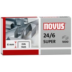 Sąsagėlės NOVUS 24/6 DIN Super