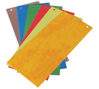 Kartoniniai skirtukai 4 spalv. X 25 vnt.