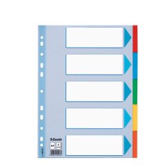 Skirtukai kartoniniai A4 Esselte