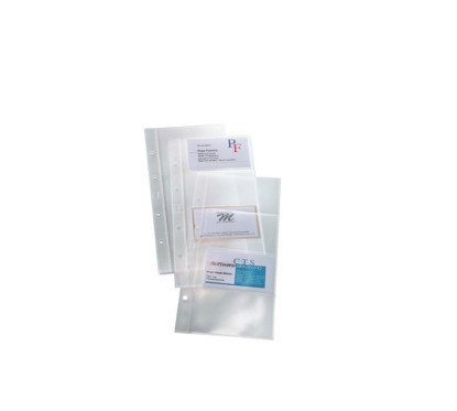 Papildomi įdėklai vizitinių kortelių deklui PVC (10 lap)