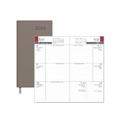 Darbo kalendorius Midi PU 90x167mm