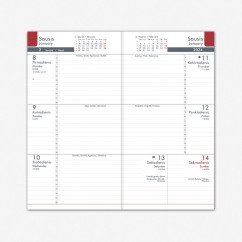 Darbo kalendorius Midi PU 90x167mm