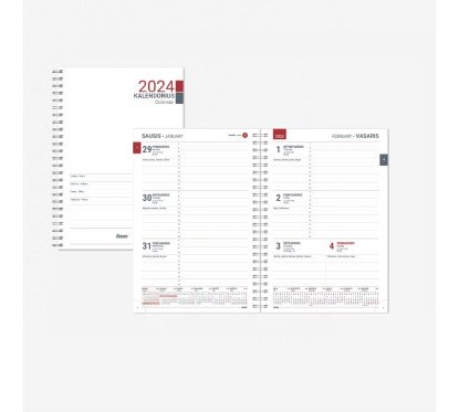 Papildas-kalendorius Spirex Week A5