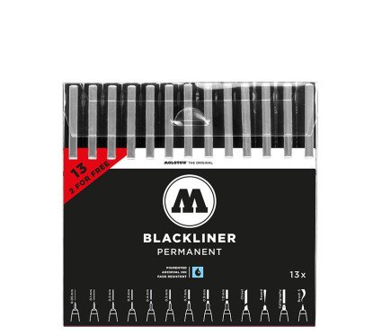 Rinkinys Blackliner - 13 vnt