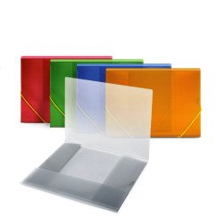 Aplankas plastikinis, su gumele