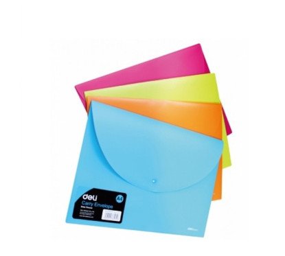 Aplankas-vokas su saga nepermatomas