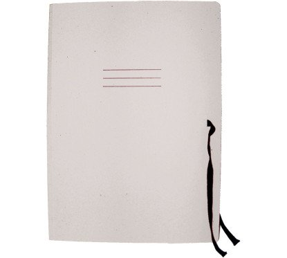 Aplankas kartoninis su raišteliais baltas