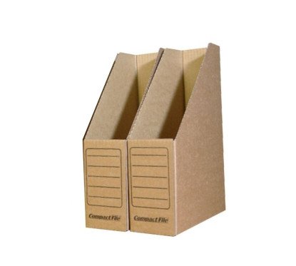 Stovas dokumentams kartoninis rudas12 cm