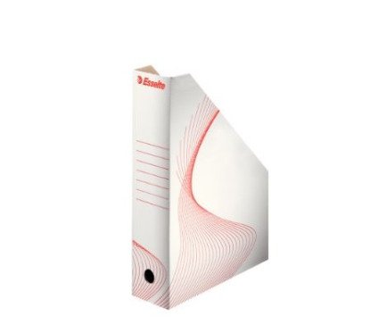 Stovas dokumentams kartoninis 8cm baltas