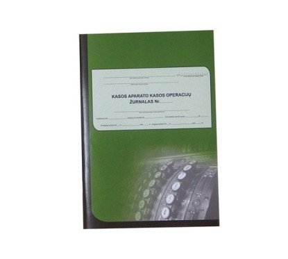 Kasos operacijų žurnalas A4 vertikalus