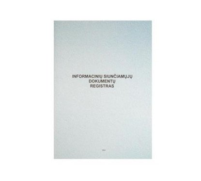 Siunčiamos korespondencijos registracijos žurnalas