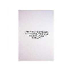 Valstybinės kontroles institucijų patikrinimų registracijos žurnalas