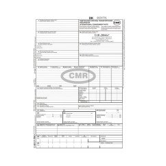 CMR važtaraščių komplektas 4egz. su Nr