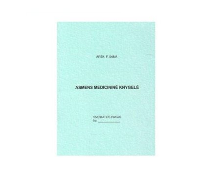 Asmens medicininė knygelė