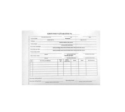 Krovinio važtaraštisA5 SC