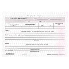 Kasos pajamų order.A5 SC(kopij.),50kompl.