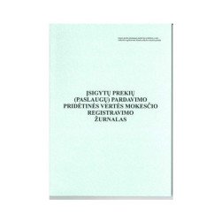 Įsigitų prekių ir paslaugų pardavimo PVM registracijos žurnalas