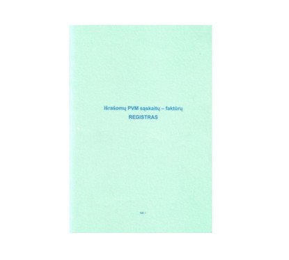 Išrašomų PVM s.-f. registras