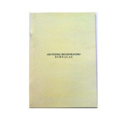 Akcininkų registravimo žurnalas