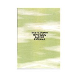 Maisto žaliavų ir produktų laikymo žurnalas