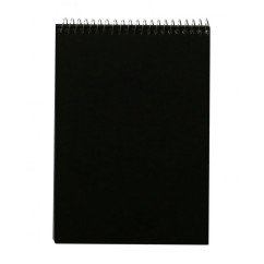 Bloknotas A6 su spirale viršuje