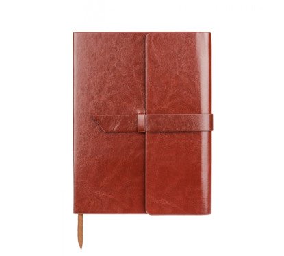 Užrašų knygutė VASCO A5 rudos sp.