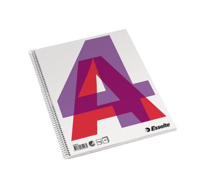 Bloknotas Esselte A4, 70l, su spirale, linija