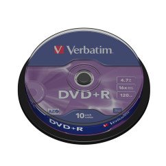 Verbatim DVD+R, iešmas