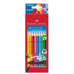 Spalvoti pieštukai GRIP 2001 su trintuku