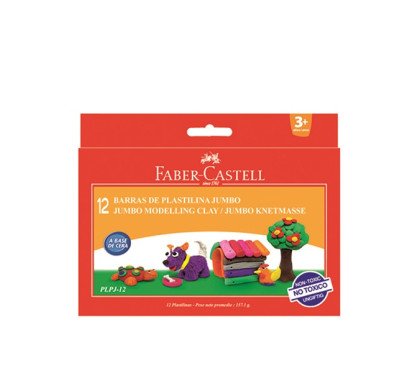 Plastilinas 12sp. Faber-Castell