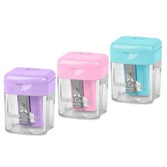 Drožtukas Faber-Castell 1 skylė,su konteineriu