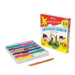 Plastilinas Gamma 12 sp. 240g,Ukraina