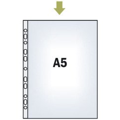 Įmautė A5 40mic skaidri
