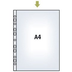 Įmautės A4, 75mic skaidrios