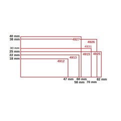 Gumytė TRODAT stačiakampiai