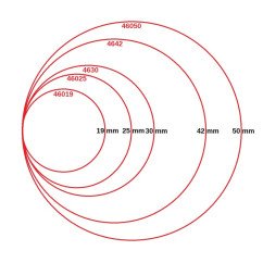 Gumytė TRODAT apvalūs
