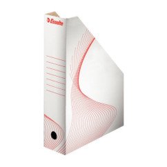 Stovas dokumentams kartoninis 8cm baltas