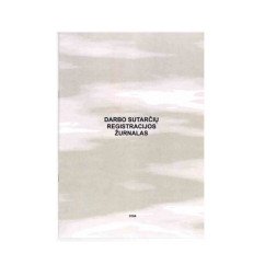 Darbo sutarčių registracijos žurnalas A4,12l.