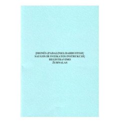 Įmonės darbuotojų saugos ir sveikatos instrukcijų registracijos žurnalas