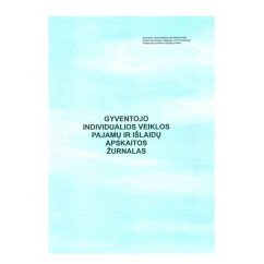 Gyventojo individualios veiklos pajamų-išlaidų apskaitos žurnalas