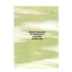 Maisto žaliavų ir produktų laikymo žurnalas